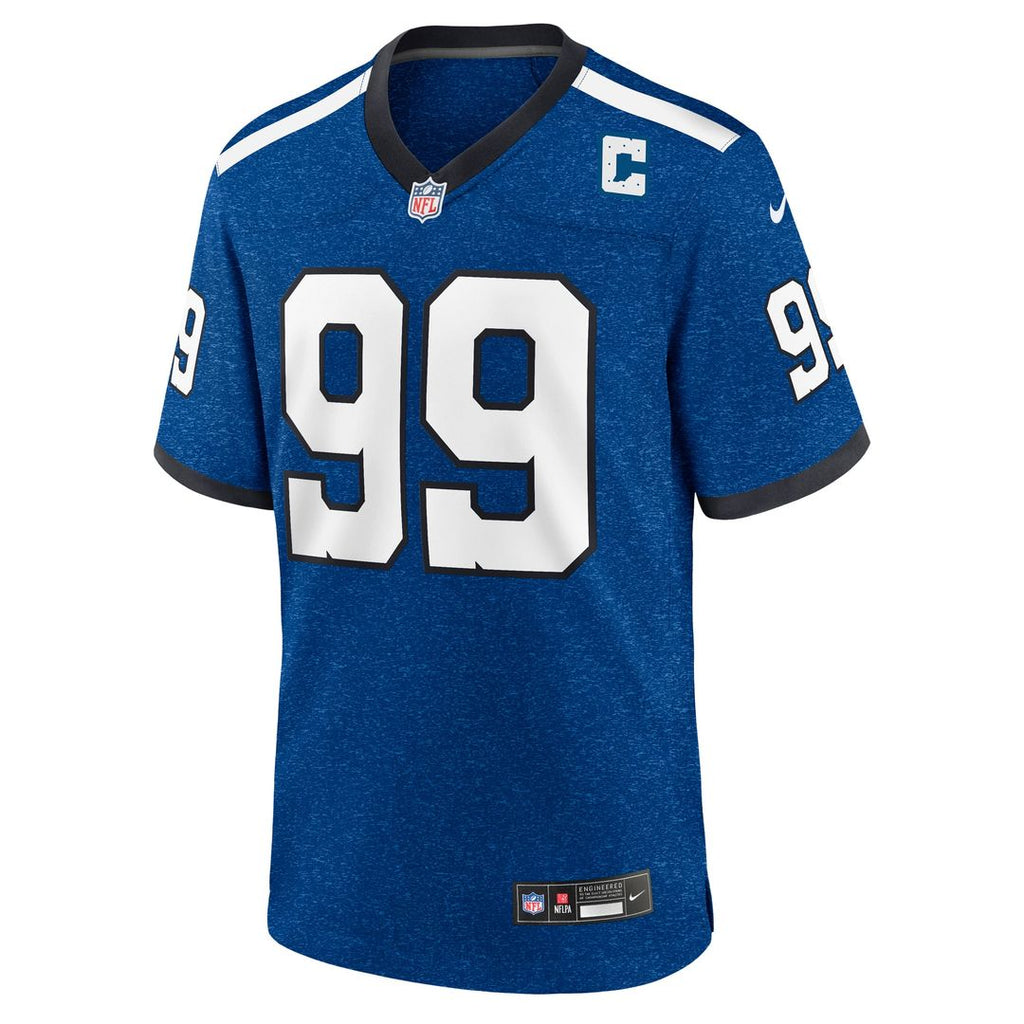 Men's Indianapolis Colts DeForest Buckner Nike Royal Game Jersey