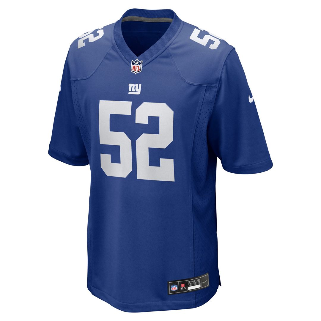 Men's New York Giants Arvell Reese Nike Royal Team Game Jersey