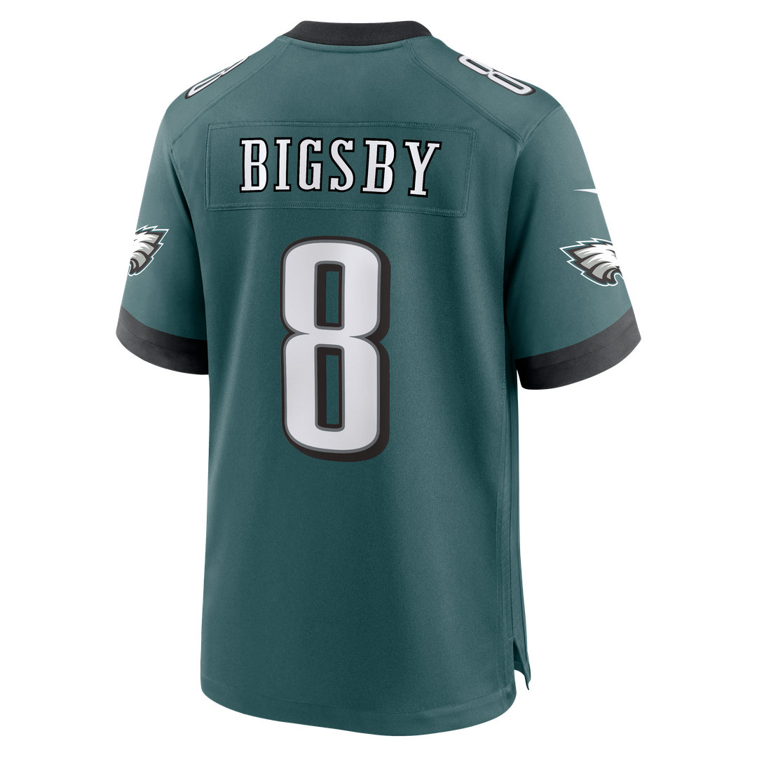 Men's Philadelphia Eagles Tank Bigsby Nike  Midnight Green Team Game Jersey