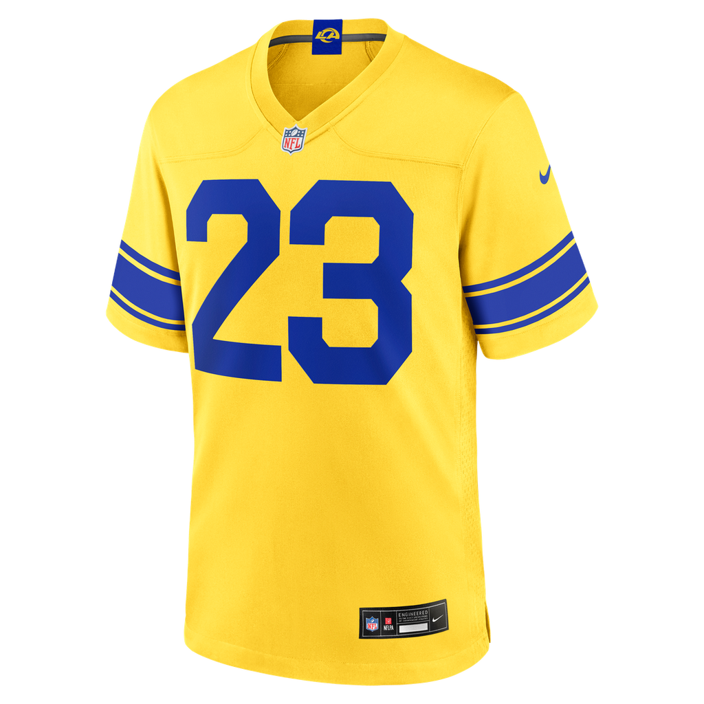 Men's Los Angeles Rams Kyren Williams Nike White White Game Player Jersey