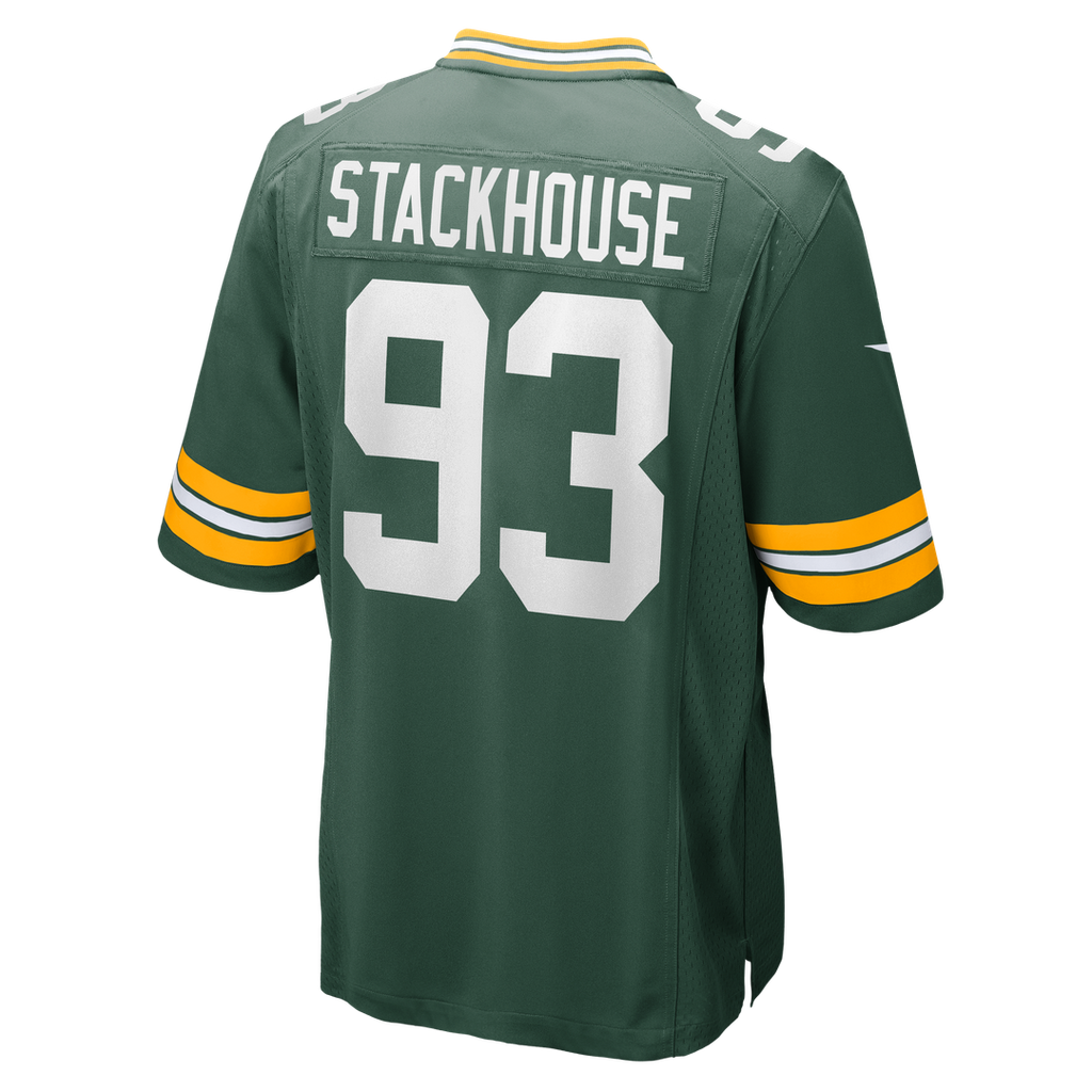 Men's Green Bay Packers Nazir Stackhouse Nike  Green Team Game Jersey