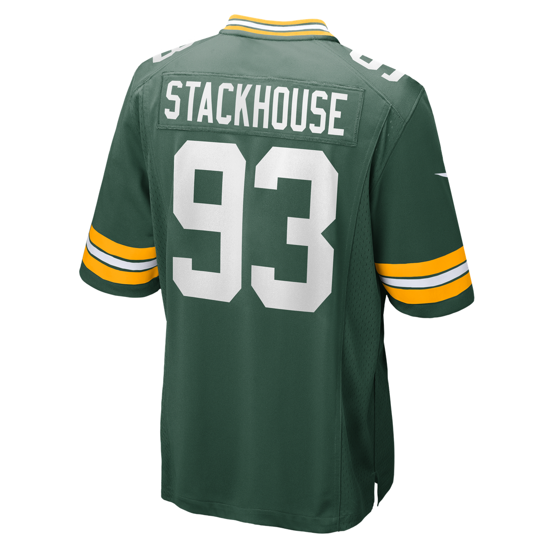 Men's Green Bay Packers Nazir Stackhouse Nike  Green Team Game Jersey