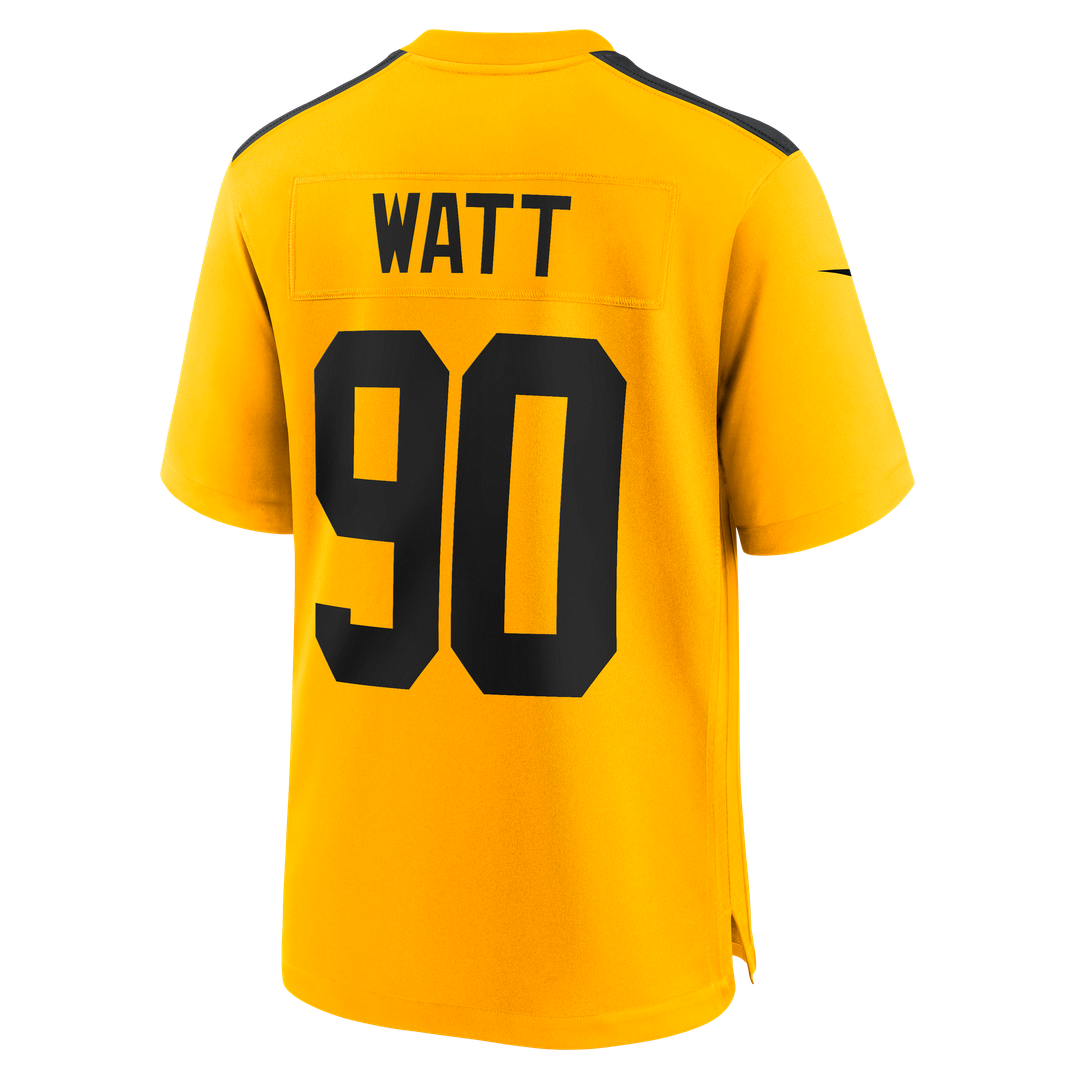 Men's Pittsburgh Steelers T.J. Watt Nike Black Game Jersey