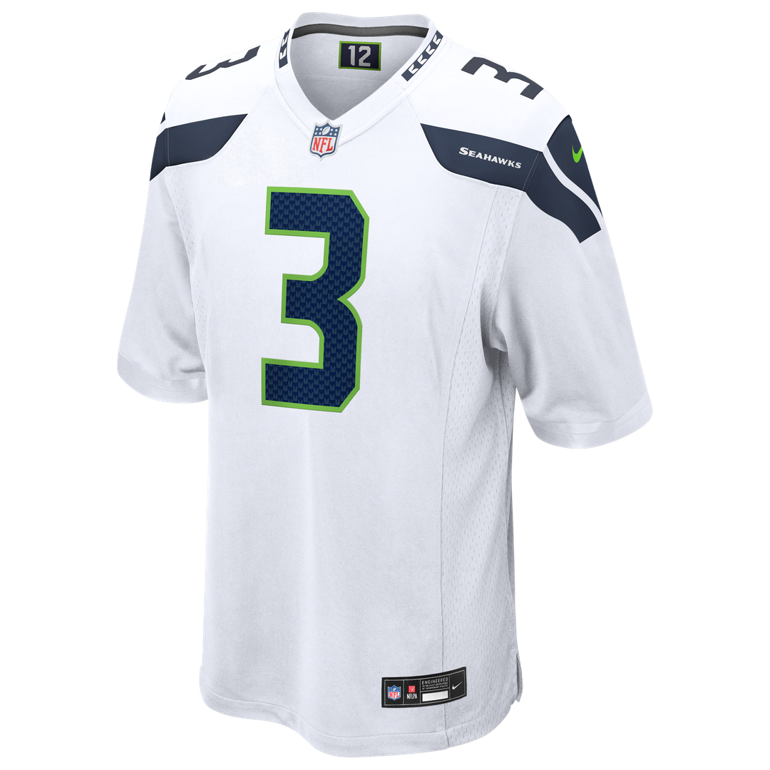 Men's Seattle Seahawks Nick Emmanwori Nike White Game Jersey