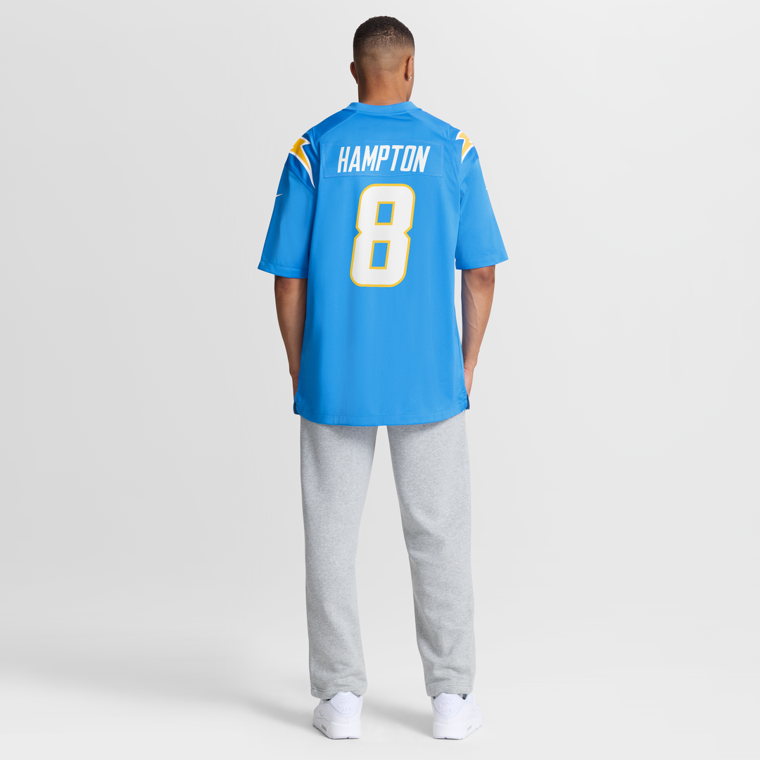 Men's Los Angeles Chargers Omarion Hampton Nike Navy Alternate Super Chargers Game Player Jersey