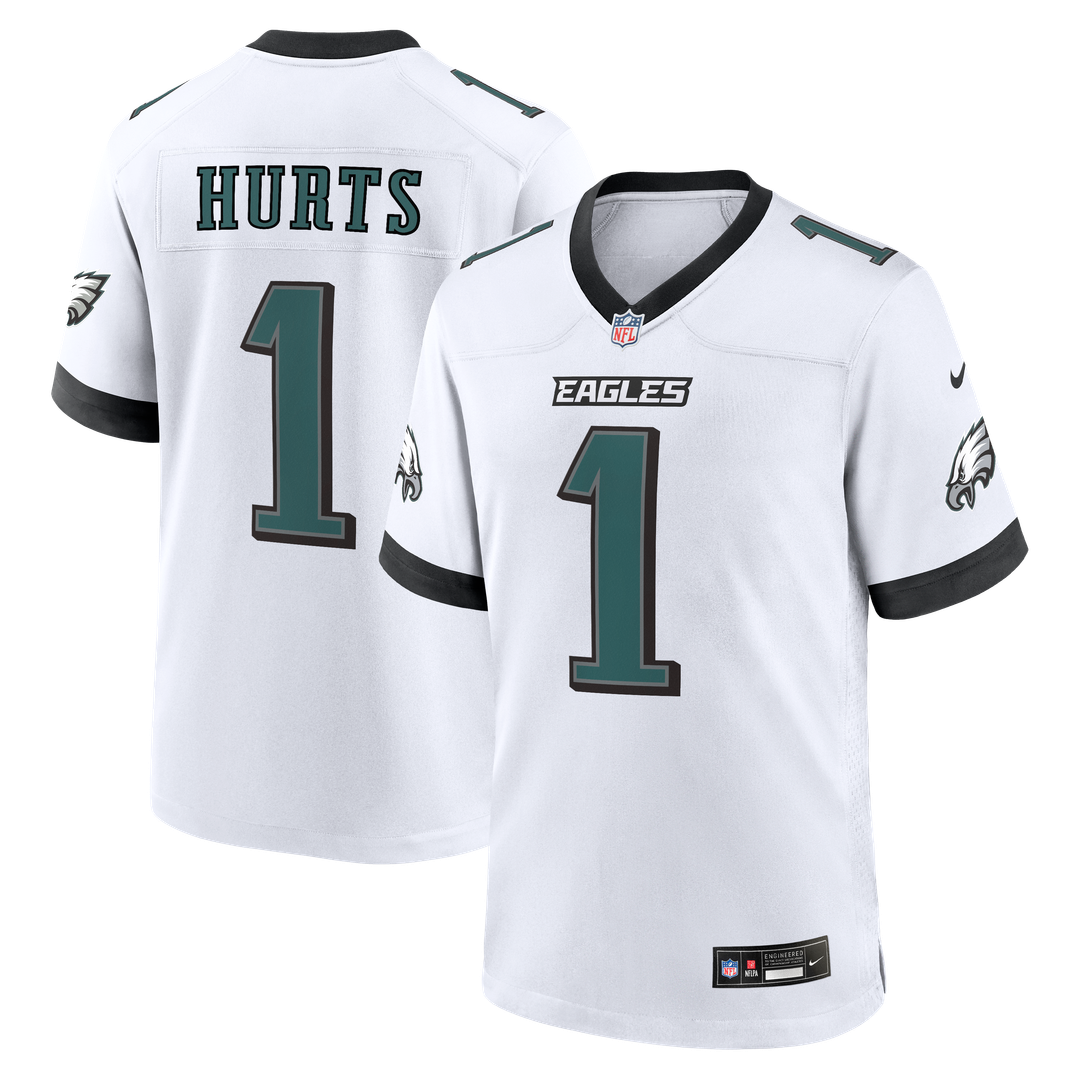 Men's Philadelphia Eagles Jalen Hurts Nike  Black Alternate Game Jersey