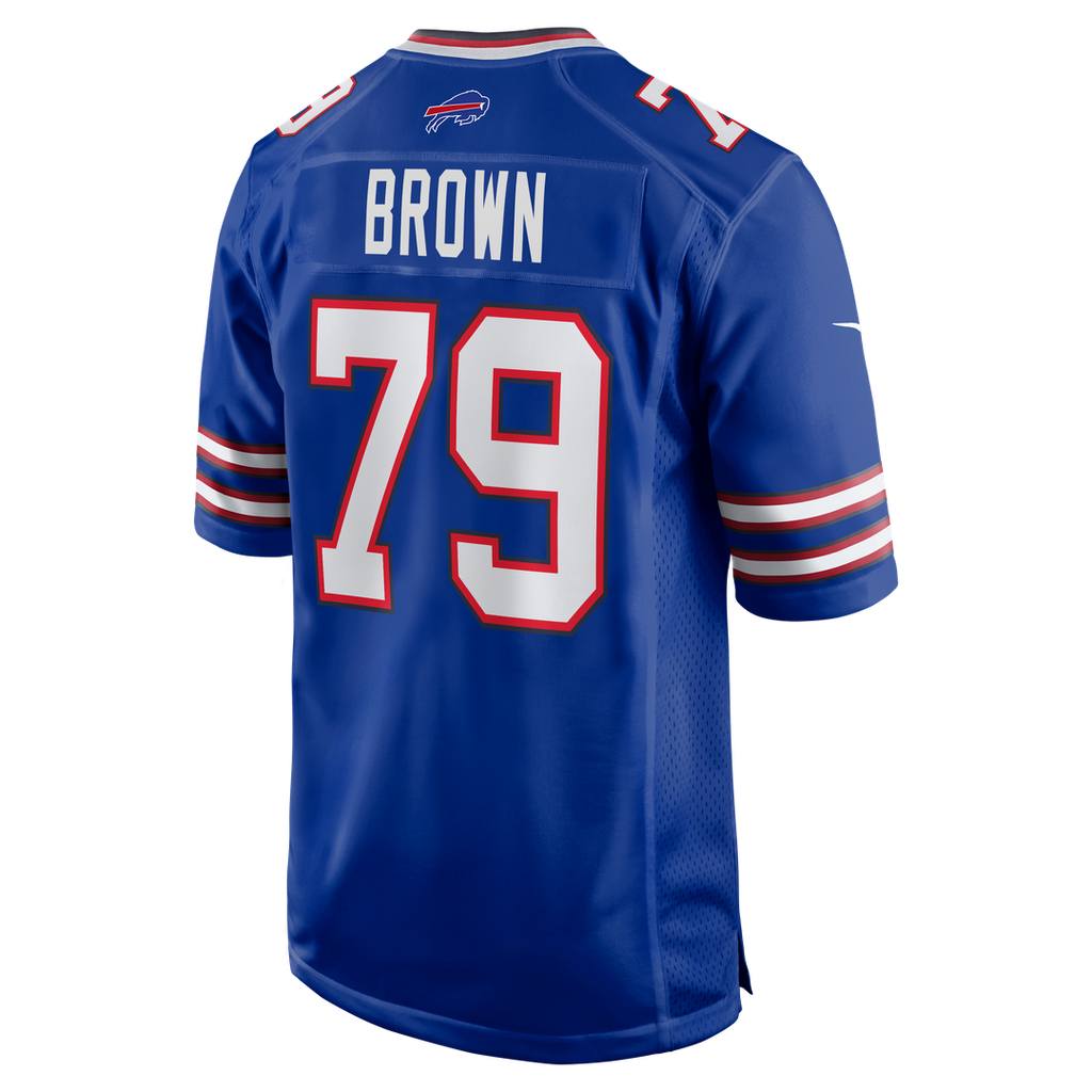 Men's Buffalo Bills Ruben Brown Nike Royal Game Retired Player Jersey