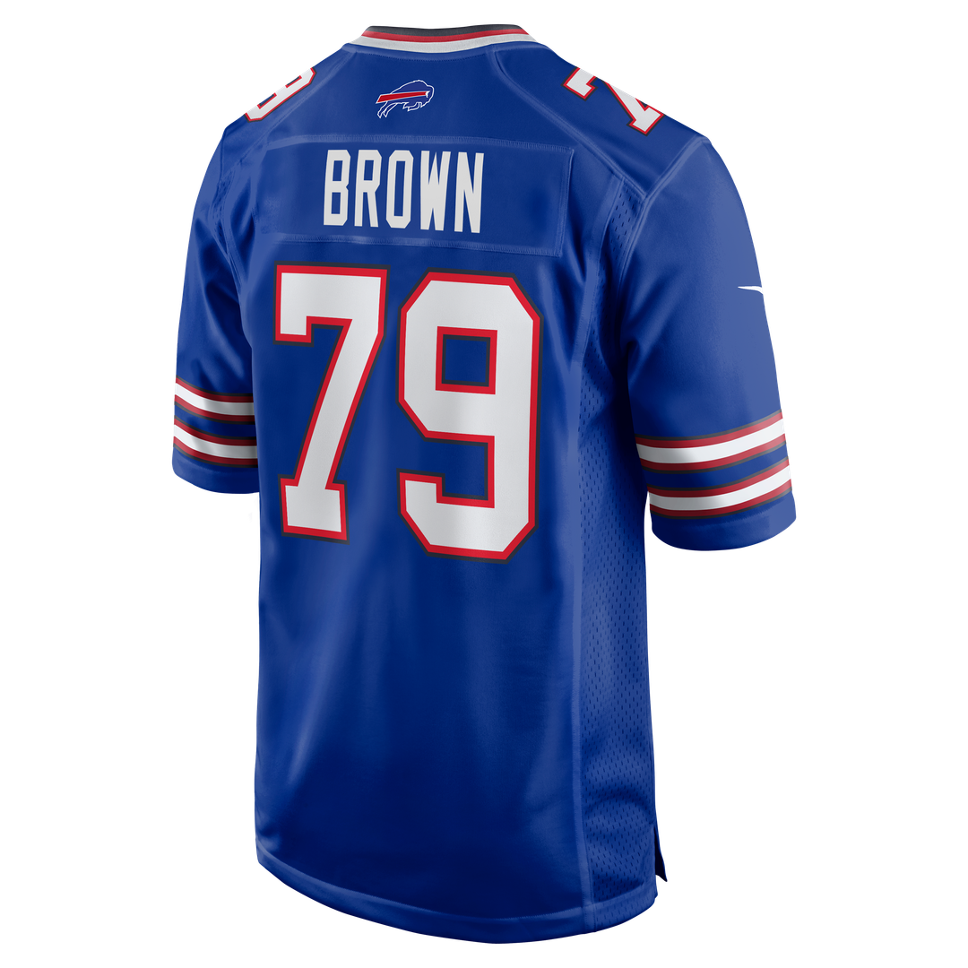 Men's Buffalo Bills Ruben Brown Nike Royal Game Retired Player Jersey
