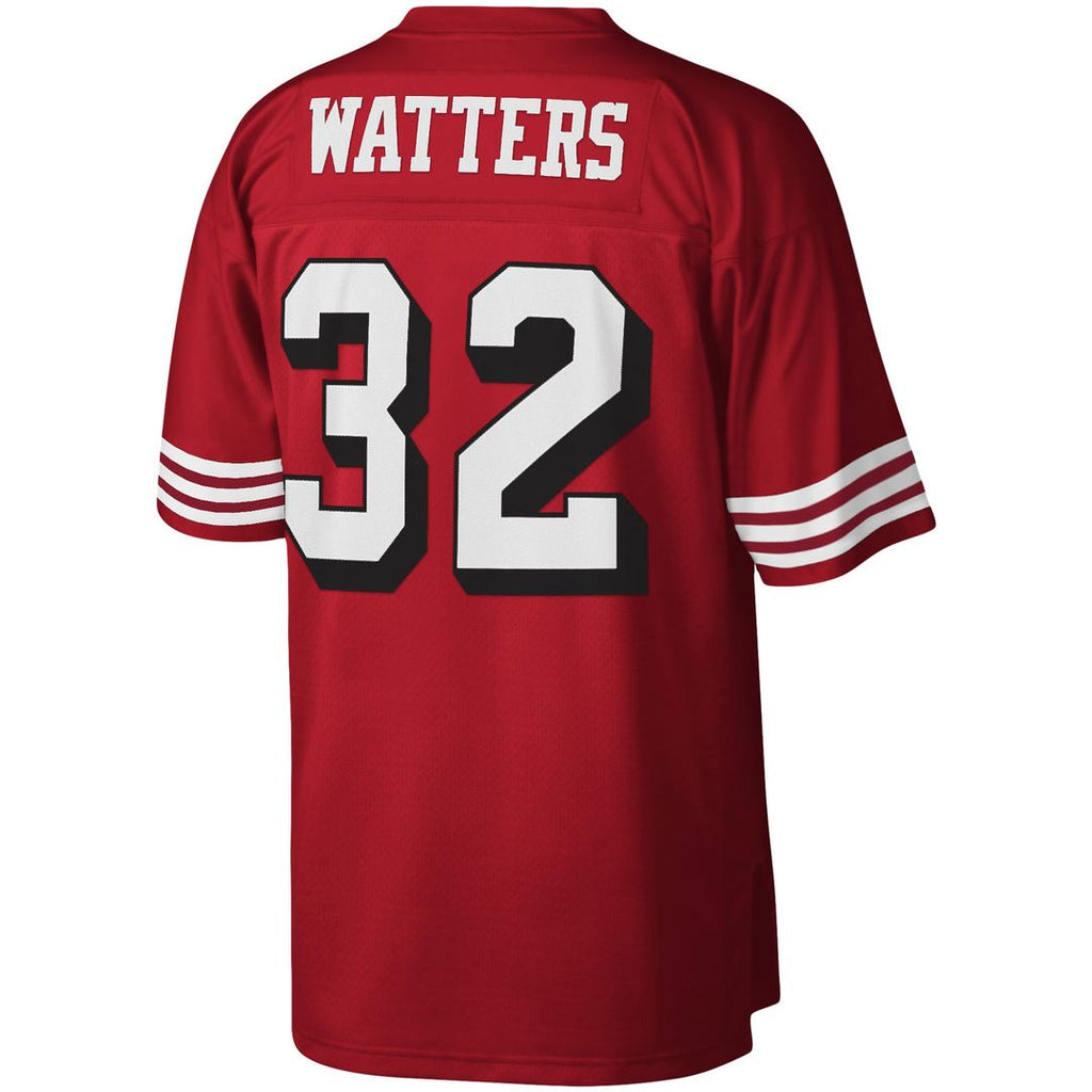 Men's San Francisco 49ers Ricky Watters Mitchell & Ness White Legacy Replica Jersey