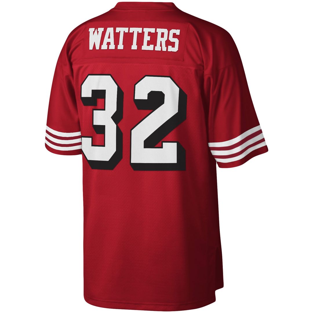 Men's San Francisco 49ers Ricky Watters Mitchell & Ness White Legacy Replica Jersey