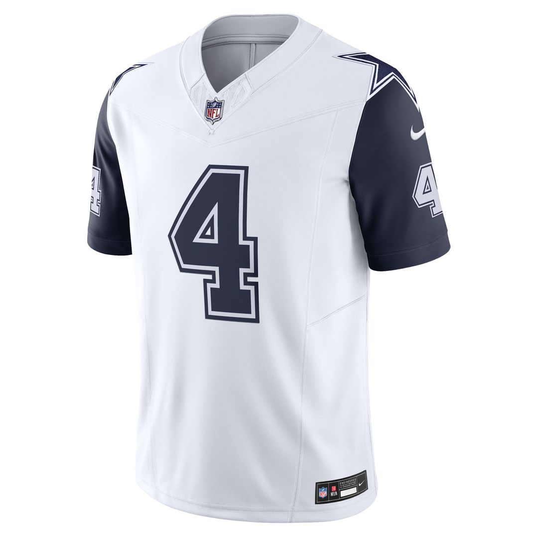 Men's Dallas Cowboys Dak Prescott Nike Navy Vapor F.U.S.E. Limited Jersey