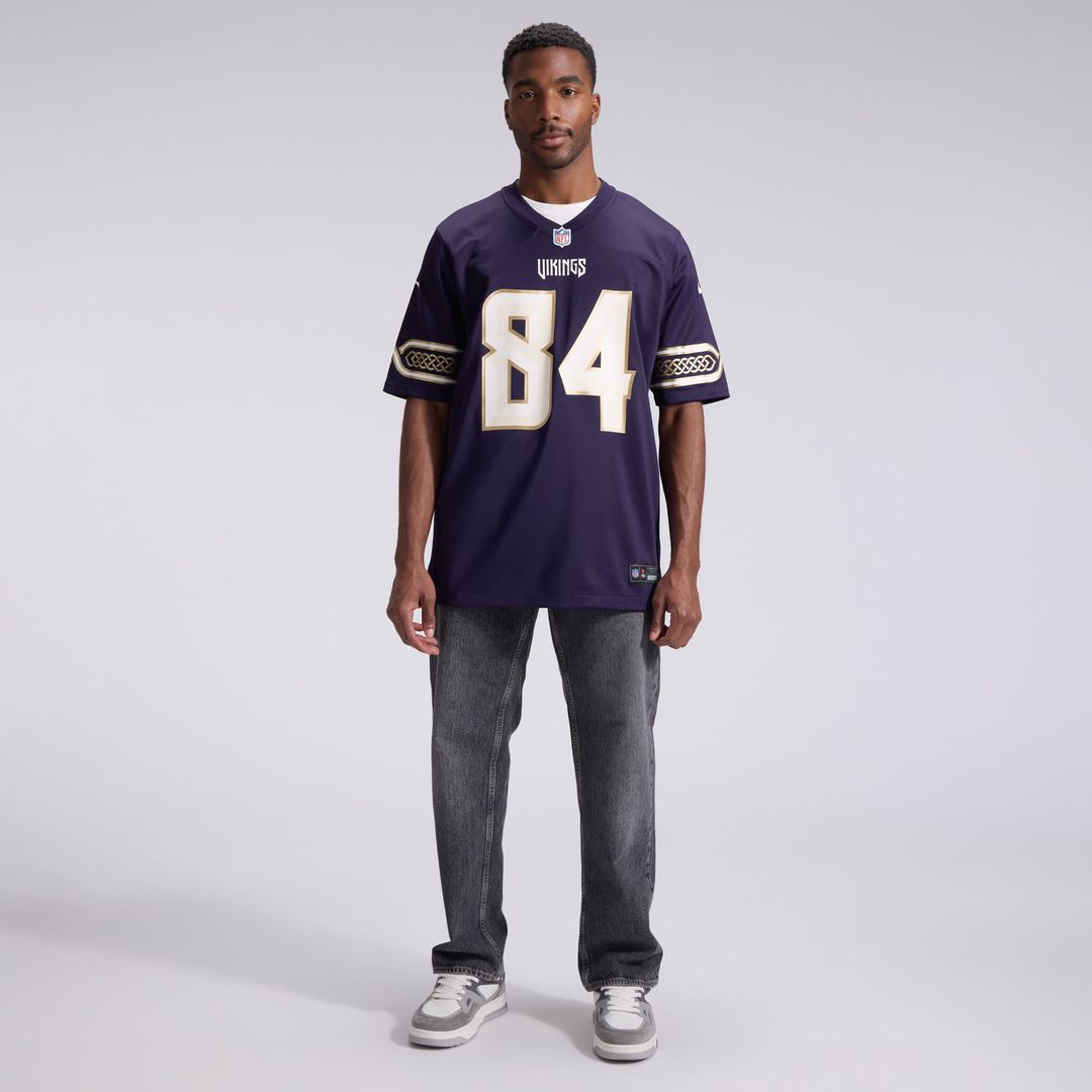 Men's Minnesota Vikings Randy Moss Nike Purple 2026 Rivalries Collection Game Jersey