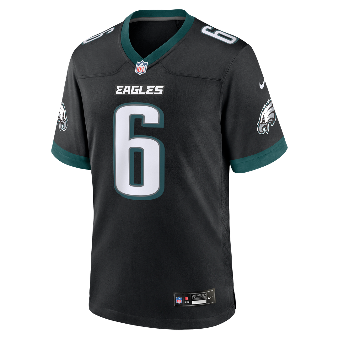 Men's Philadelphia Eagles DeVonta Smith Nike  Midnight Green Team Game Jersey