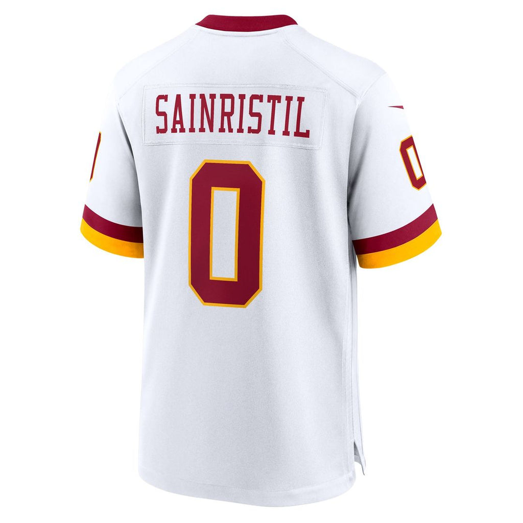 Men's Washington Commanders Mike Sainristil Nike Black Hail Raiser Alternate Game Jersey