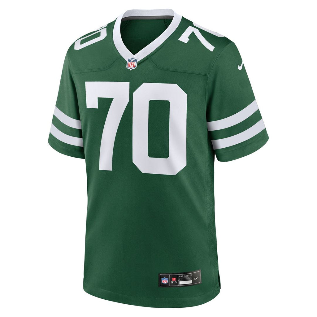 Men's New York Jets Armand Membou Nike Green Team Game Jersey