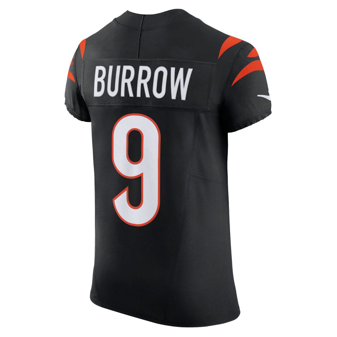 Men's Cincinnati Bengals Joe Burrow Nike Black Team Vapor F.U.S.E. Elite Jersey