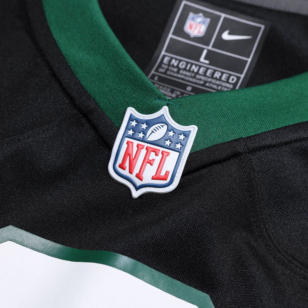 Men's New York Jets Will McDonald IV Nike Legacy Black Alternate Game Jersey