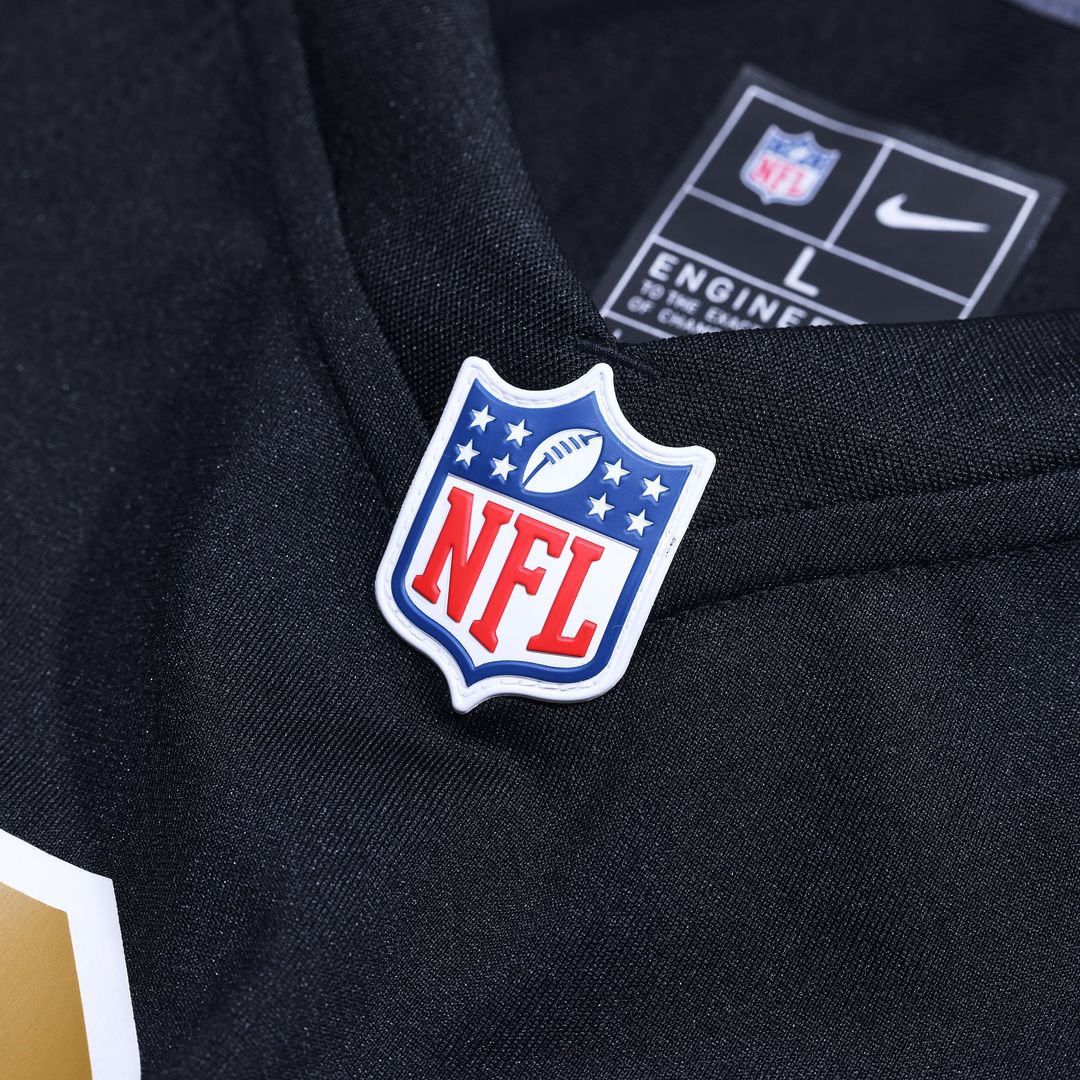 Men's New Orleans Saints Alvin Kamara Nike Black Alternate Game Jersey