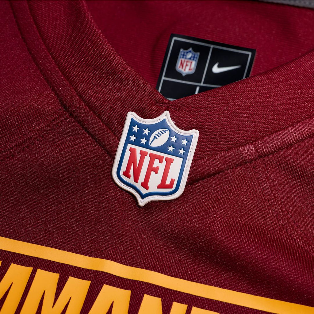 Men's Washington Commanders Ale Kaho Nike  Burgundy Team Game Jersey