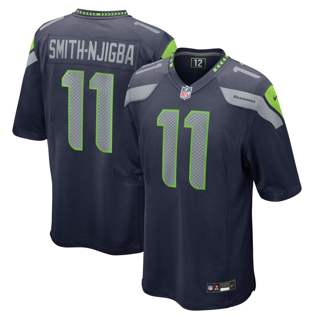 Men's Seattle Seahawks Jaxon Smith-Njigba Nike  College Navy  Game Jersey