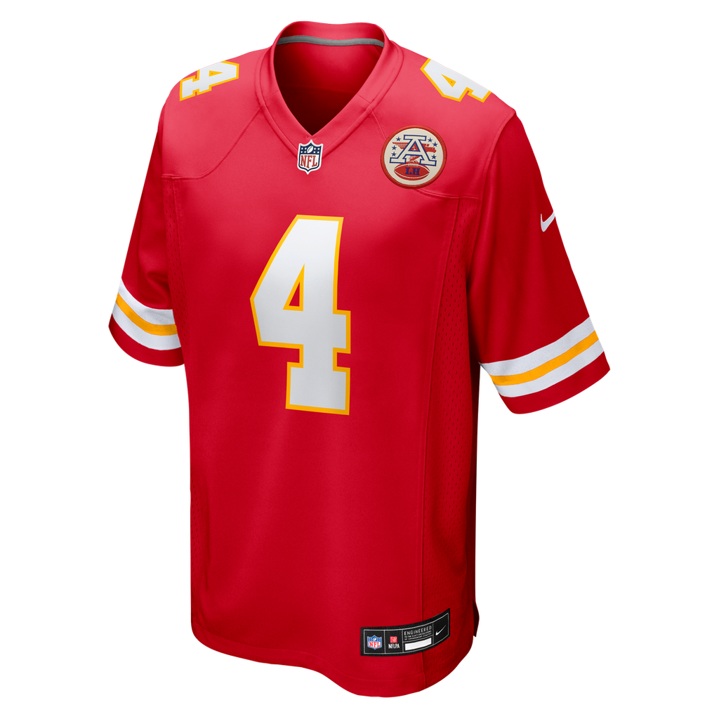 Men's Kansas City Chiefs Rashee Rice Nike  Red  Game Jersey