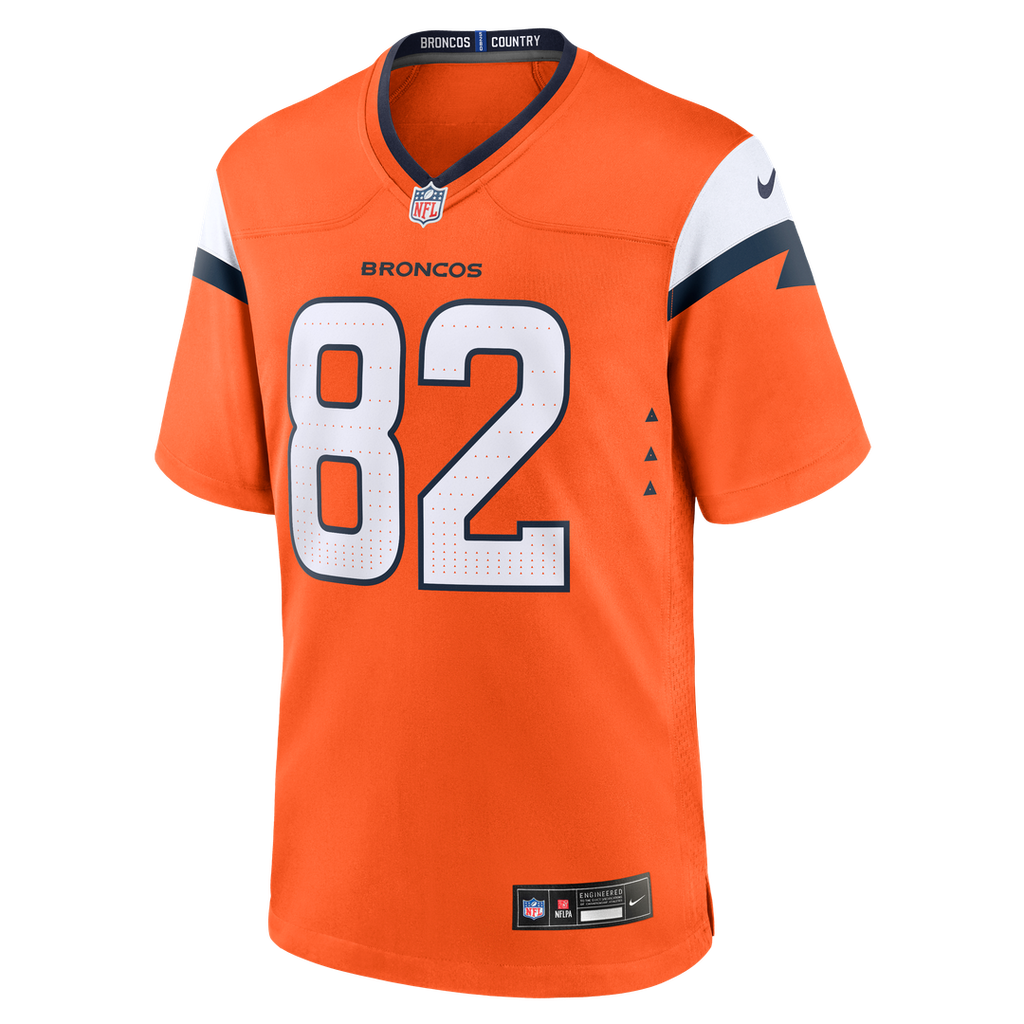 Men's Denver Broncos Adam Trautman Nike  Orange Team Game Jersey