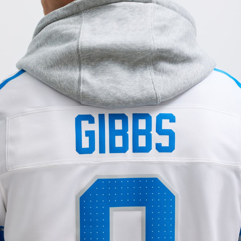 Men's Detroit Lions Jahmyr Gibbs Nike Black 2nd Alternate Vapor F.U.S.E. Limited Jersey