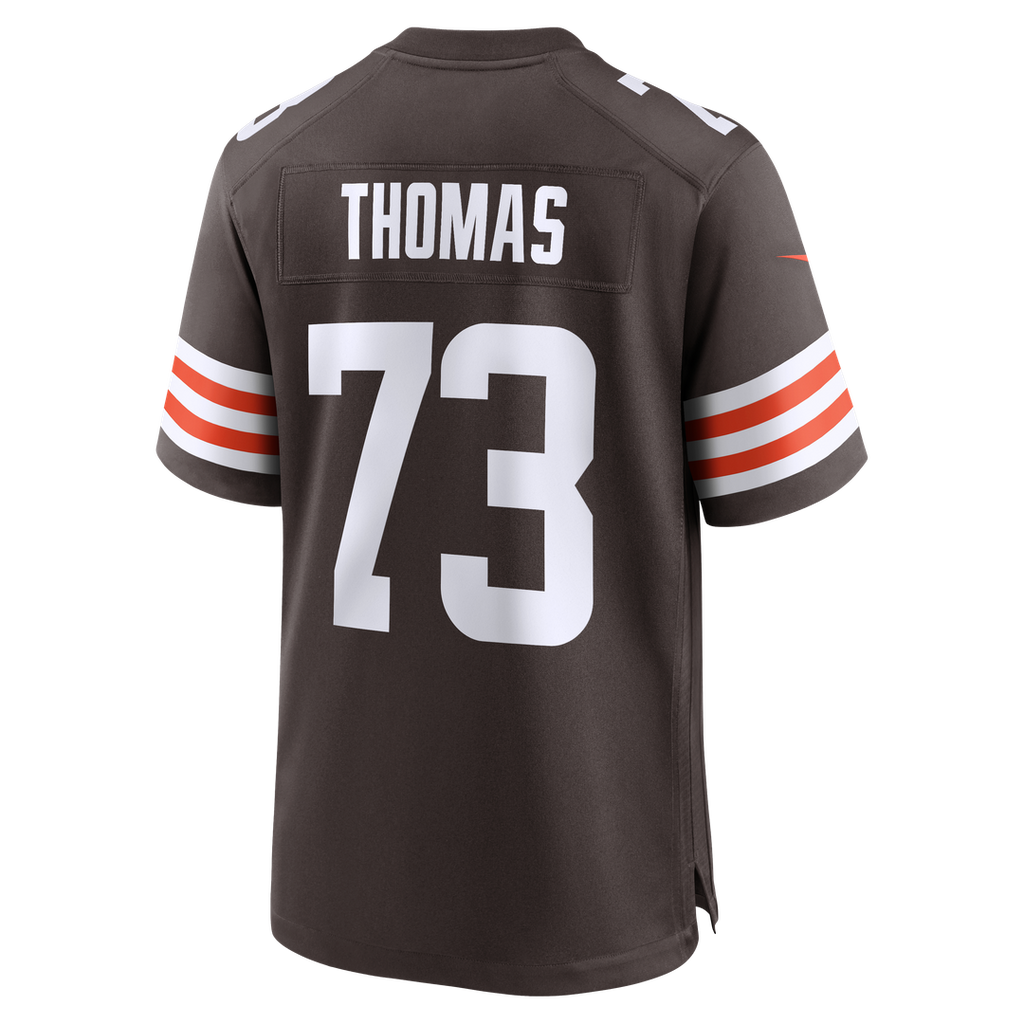 Men's Cleveland Browns Joe Thomas Nike Brown Retired Game Player Jersey