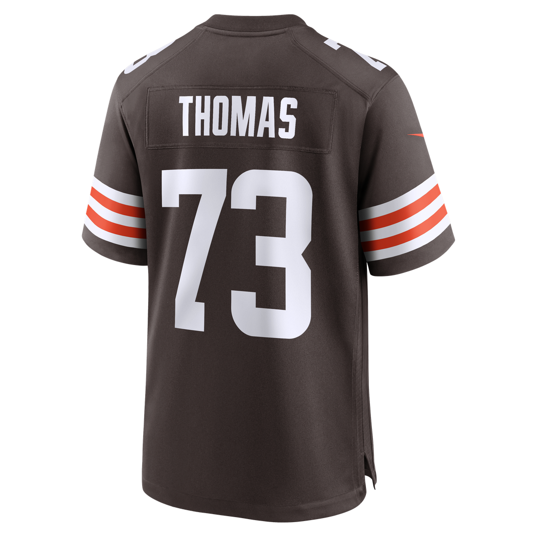 Men's Cleveland Browns Joe Thomas Nike Brown Retired Game Player Jersey