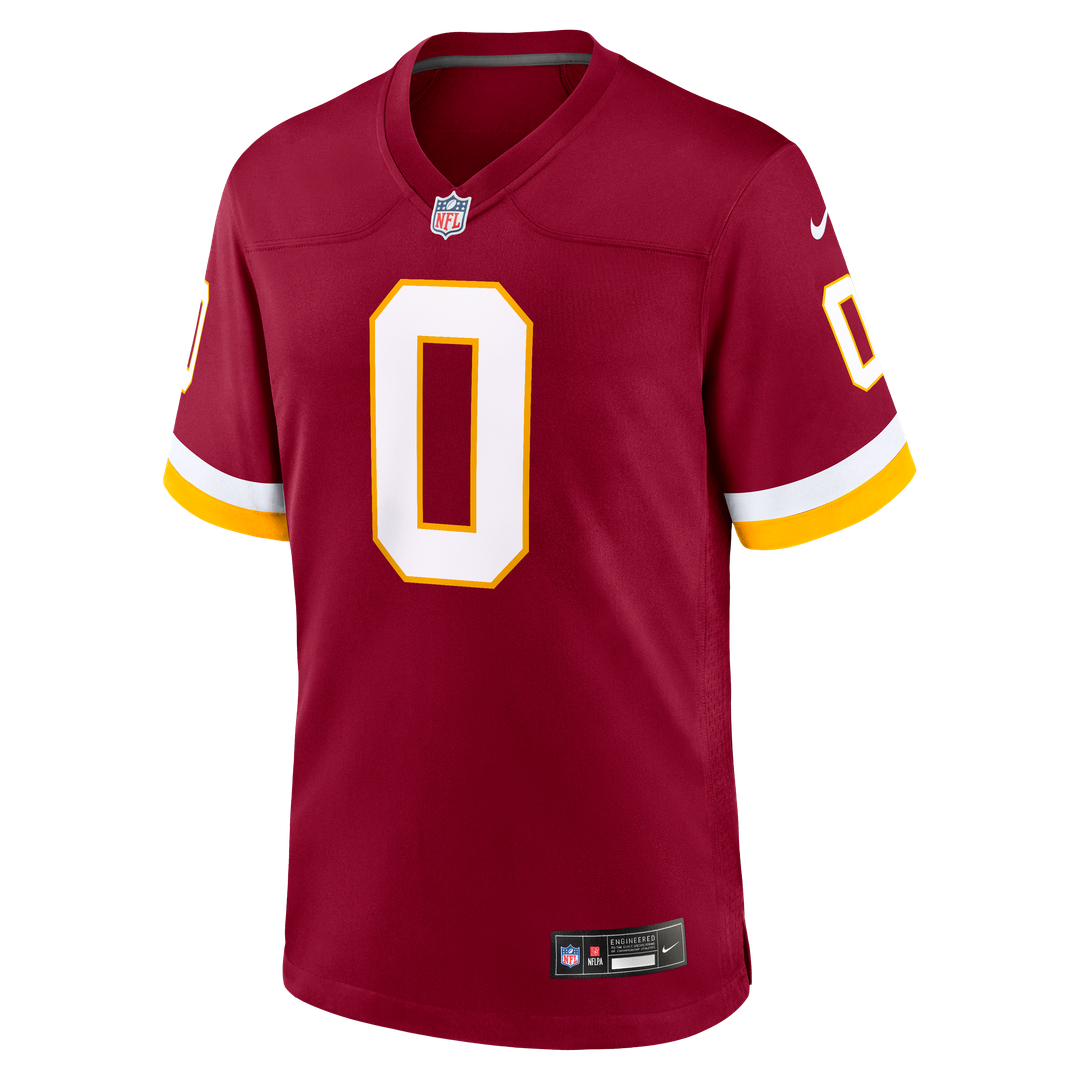 Men's Washington Commanders Mike Sainristil Nike Burgundy Game Jersey