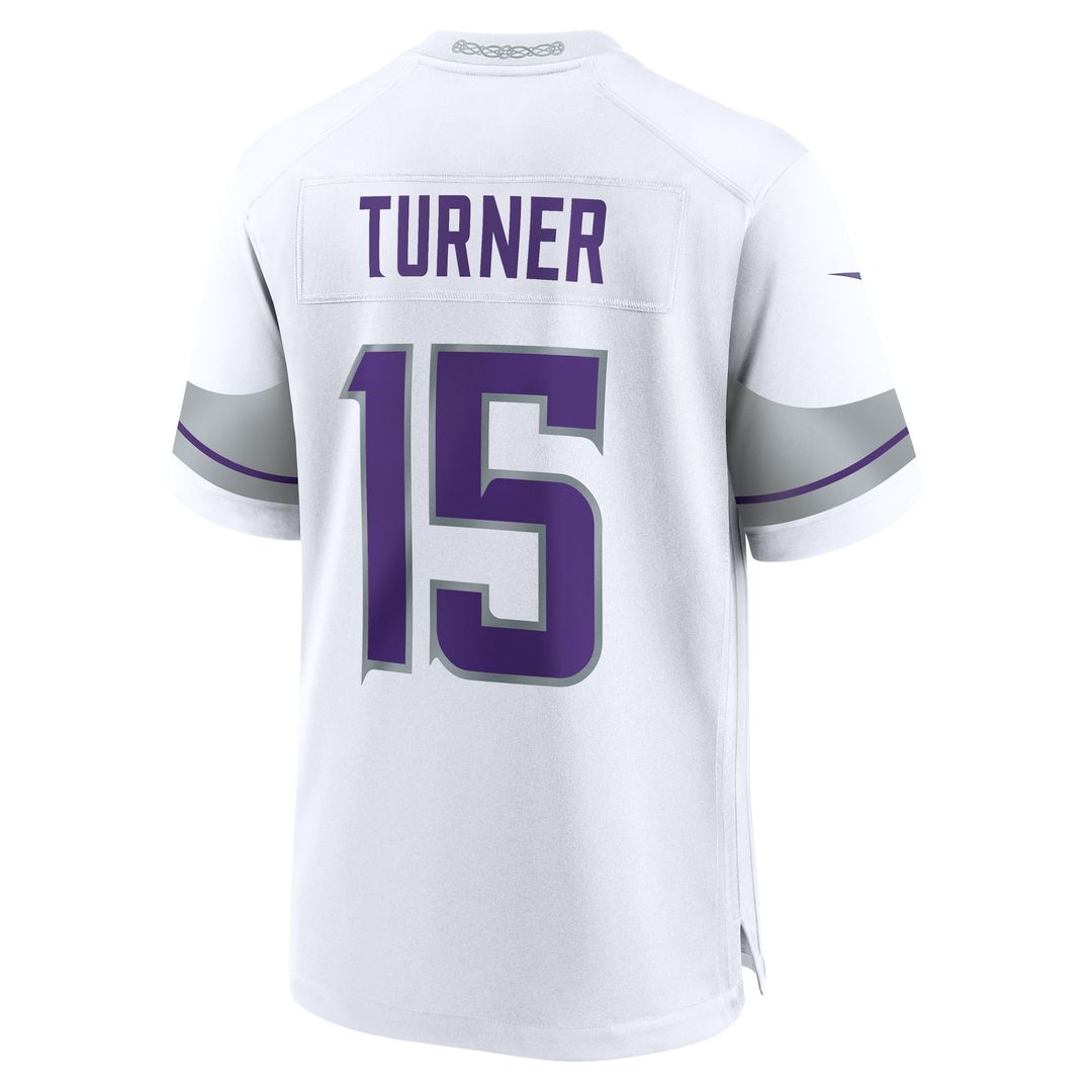 Men's Minnesota Vikings Dallas Turner Nike  Purple  Game Jersey