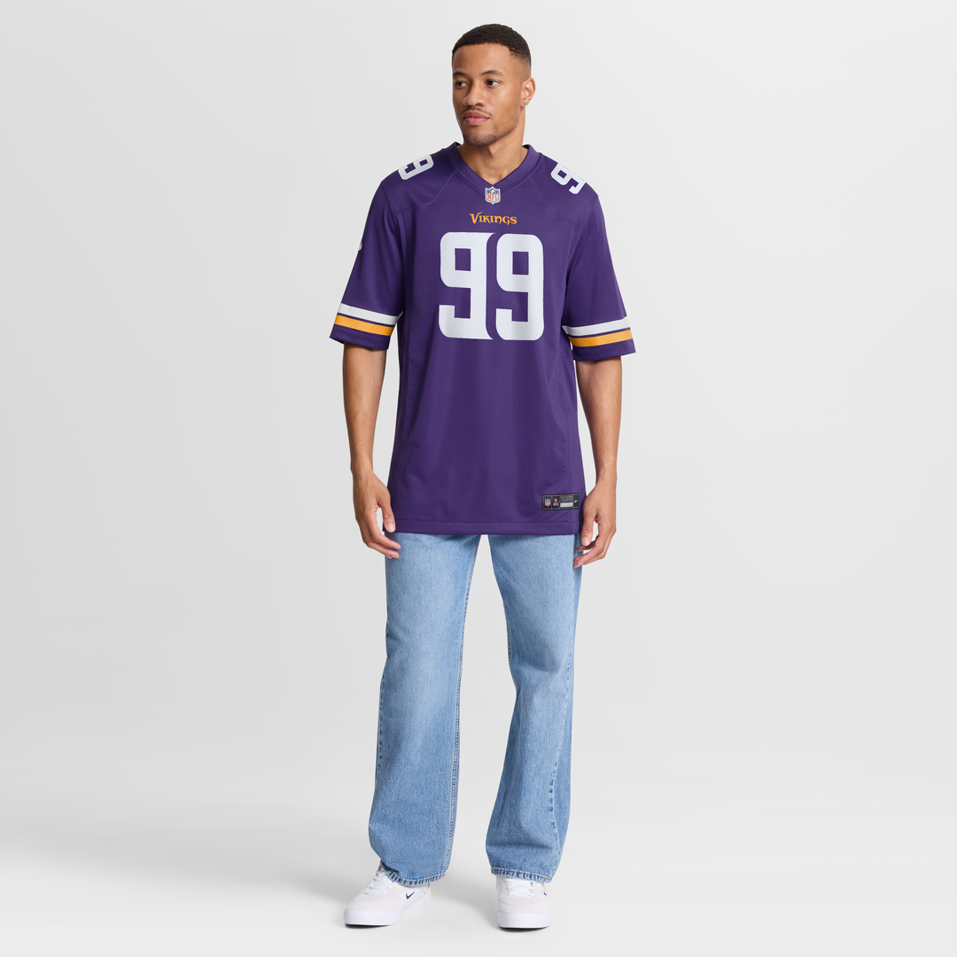 Men's Minnesota Vikings Elijah Williams Nike  Purple Team Game Jersey