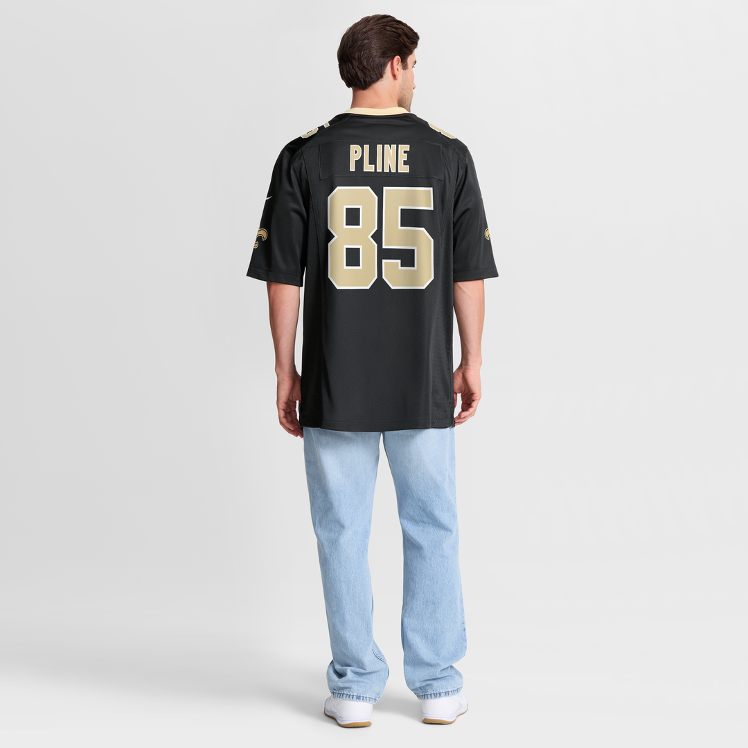 Men's New Orleans Saints Mason Pline Nike  Black Team Game Jersey