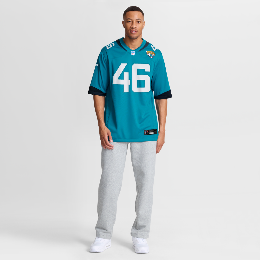 Men's Jacksonville Jaguars Ross Matiscik Nike Teal Game Jersey