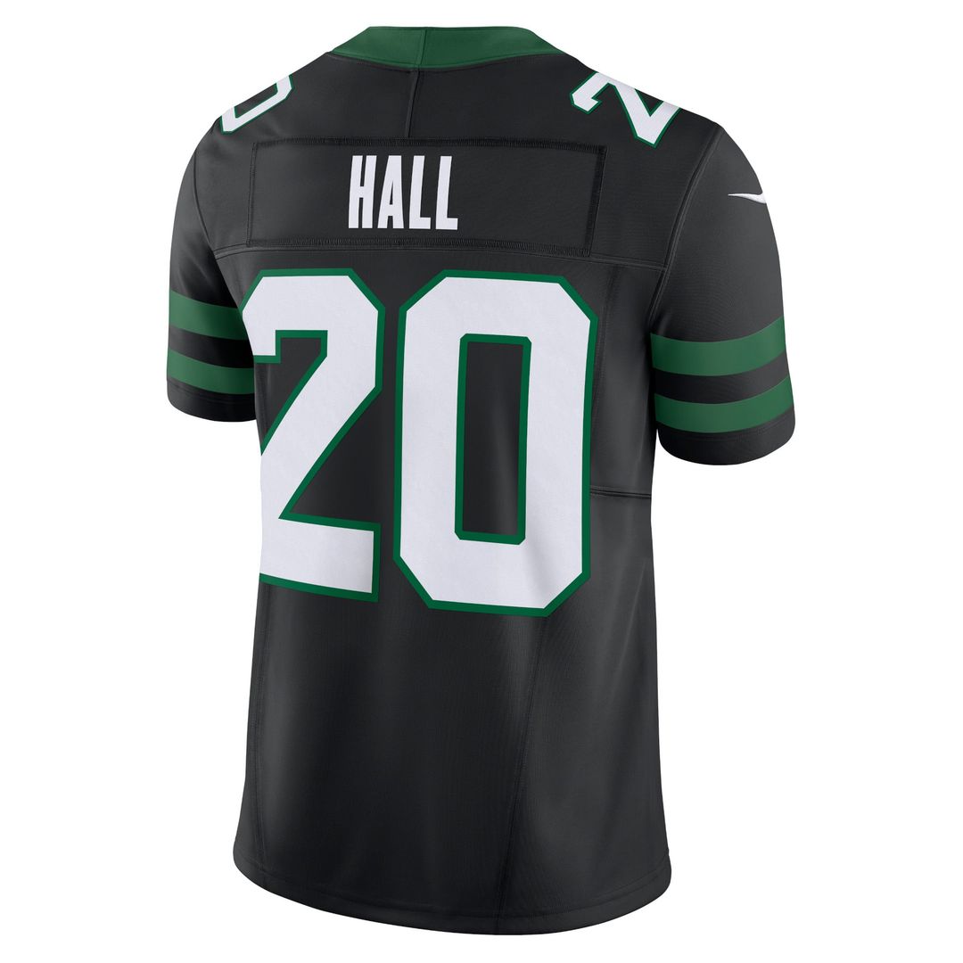 Men's New York Jets Breece Hall Nike Legacy White Vapor F.U.S.E. Limited Jersey