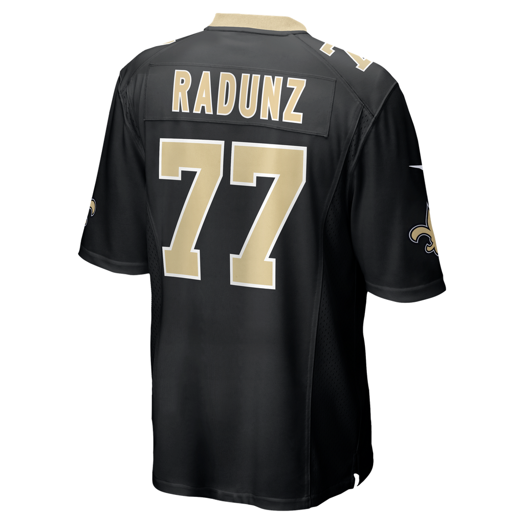 Men's New Orleans Saints Dillon Radunz Nike  Black Team Game Jersey