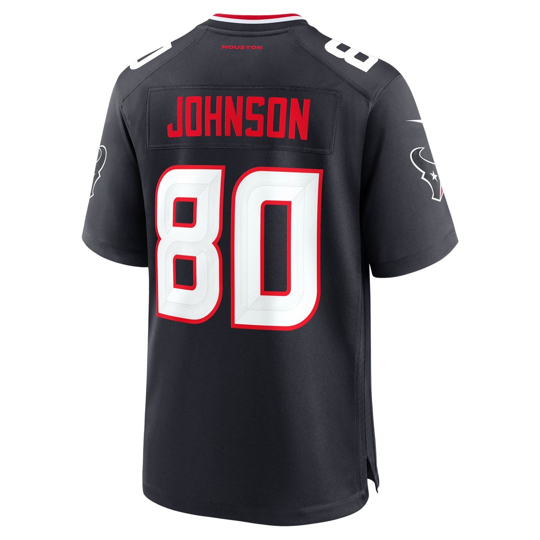 Men's Houston Texans Andre Johnson Nike  Navy Team Retired Player Game Jersey