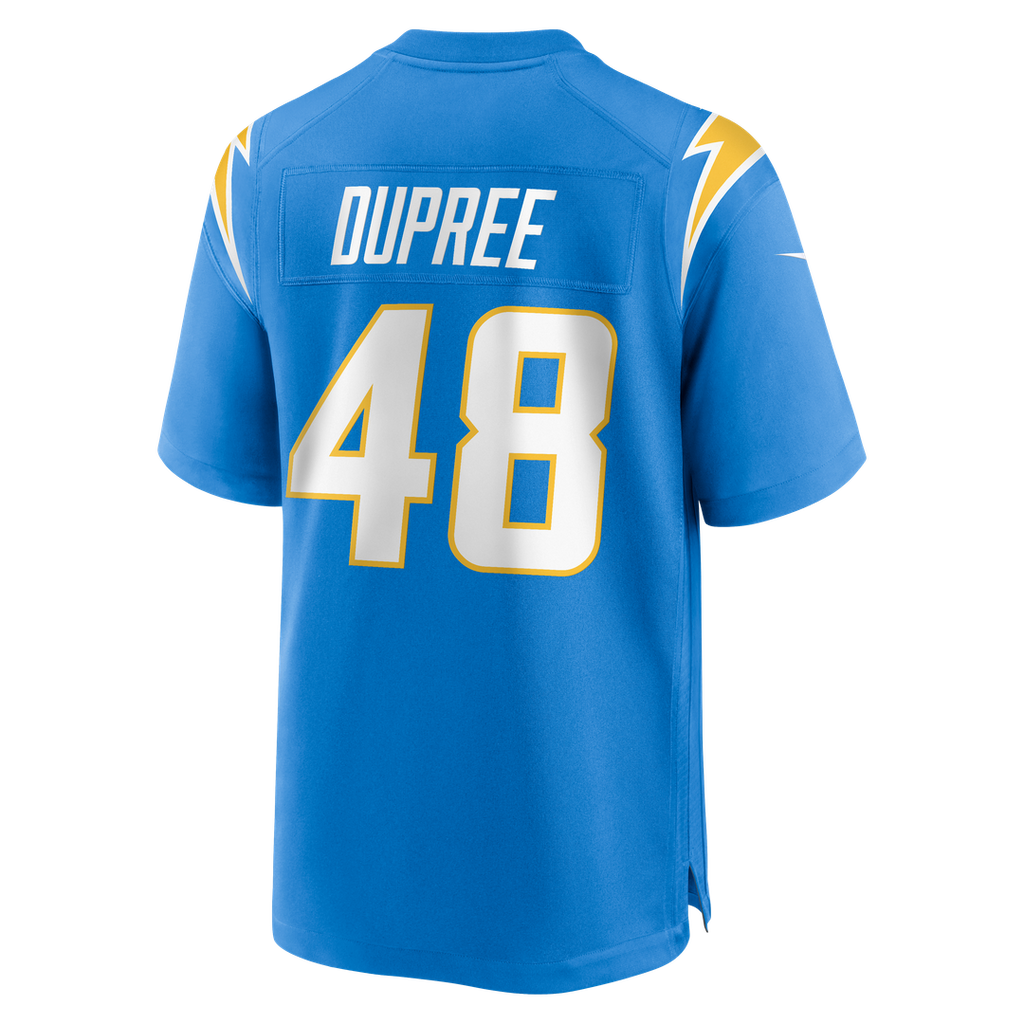 Men's Los Angeles Chargers Bud Dupree Nike  Powder Blue Team Game Jersey