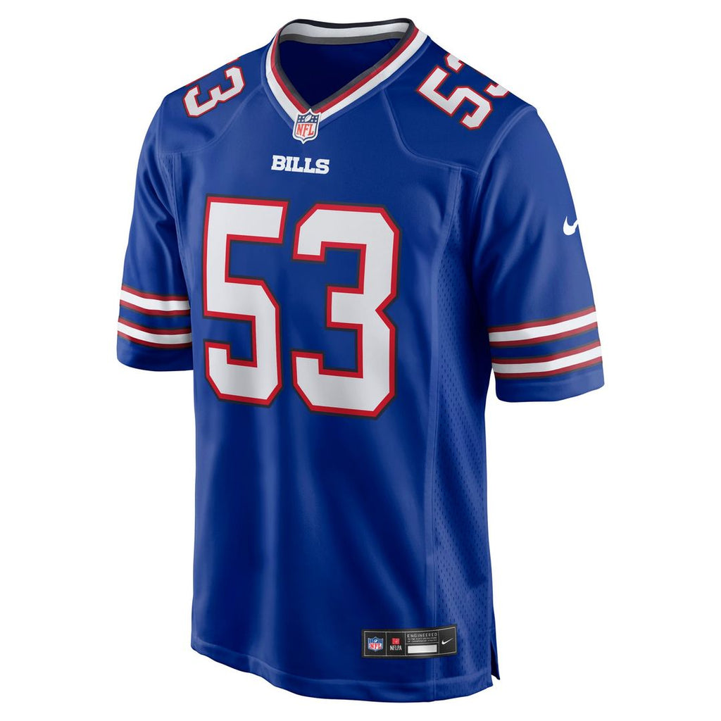 Men's Buffalo Bills Lloyd Cushenberry III Nike  Royal Team Game Jersey