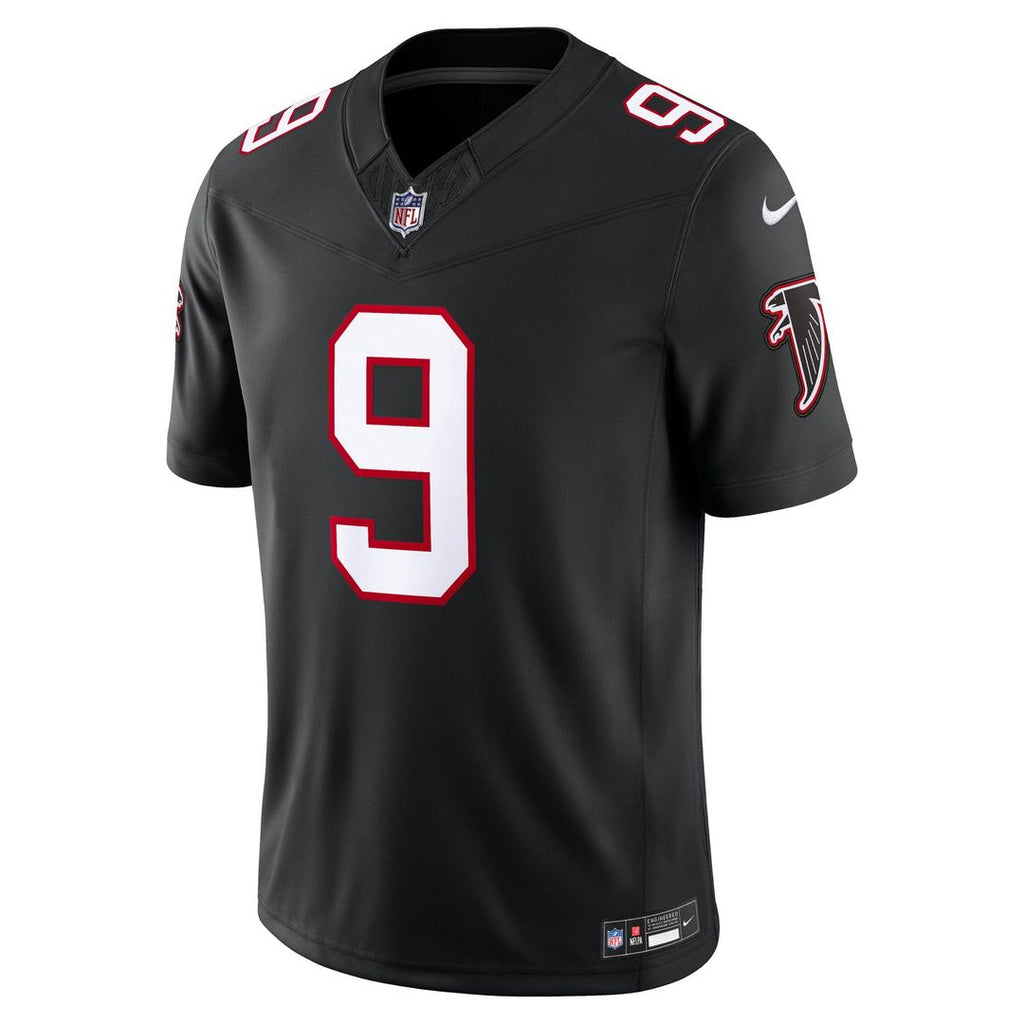 Men's Atlanta Falcons Michael Penix Jr. Nike Black Alternate Throwback Vapor F.U.S.E. Stitched Limited Jersey
