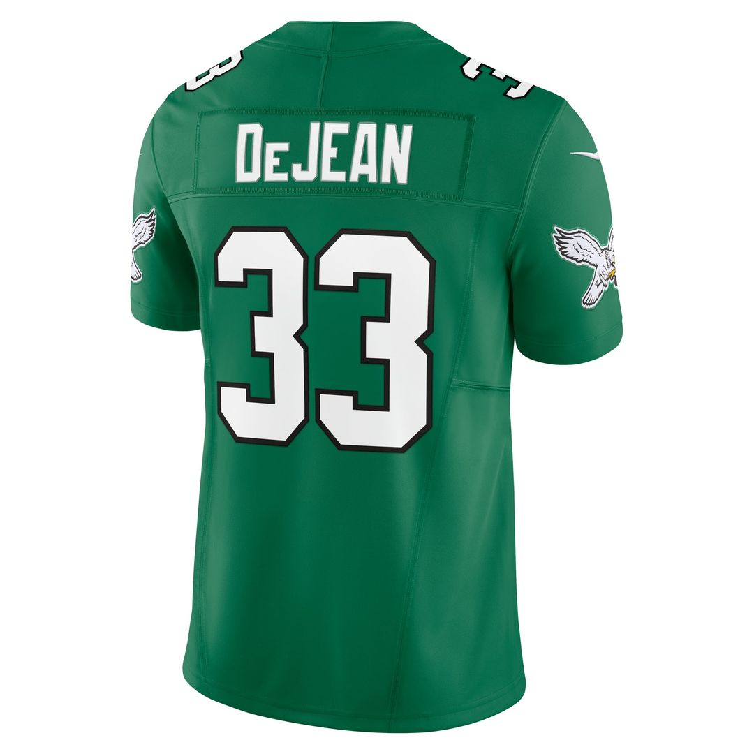 Men's Philadelphia Eagles Cooper DeJean Nike Midnight Green Team Vapor F.U.S.E. Limited Jersey