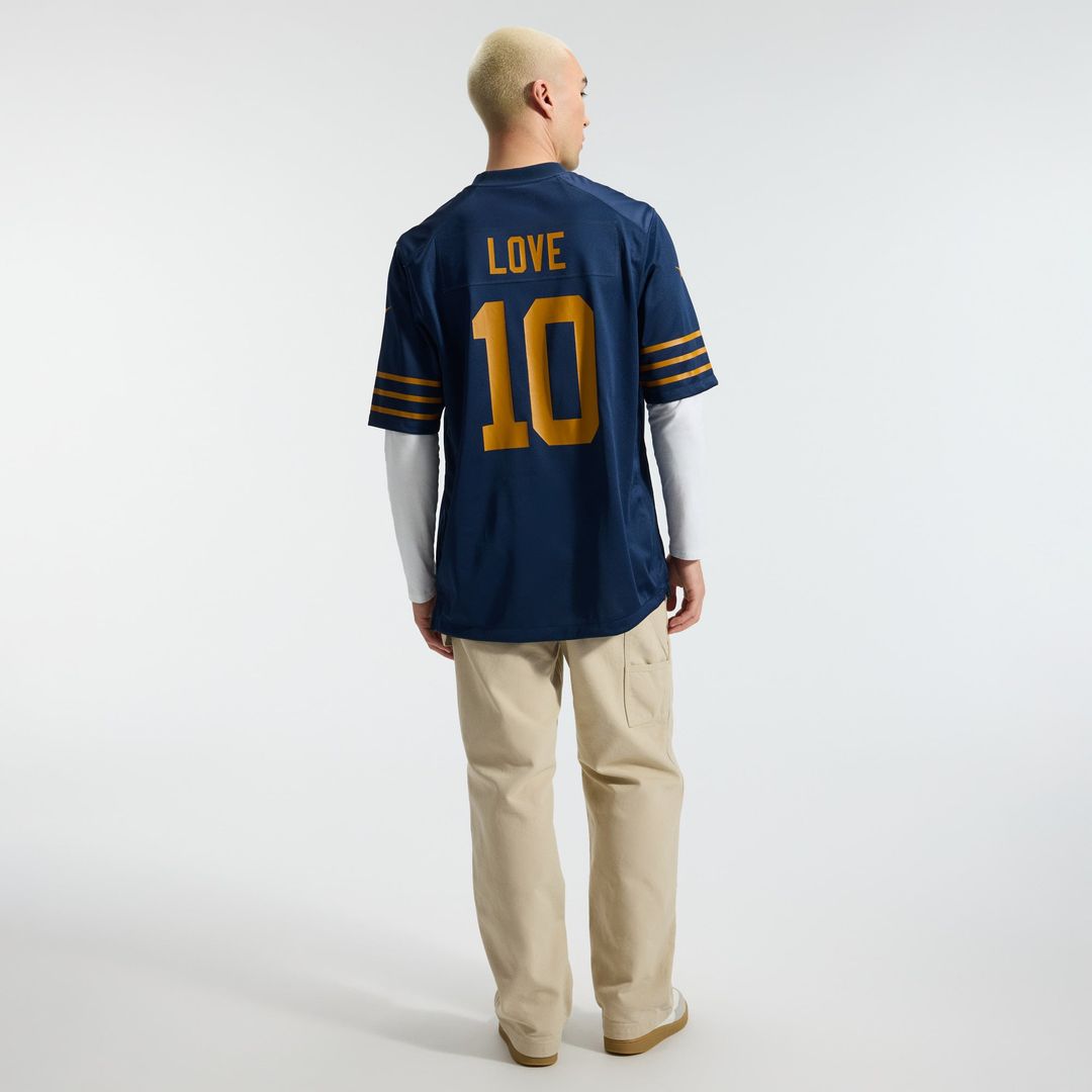 Men's Green Bay Packers Jordan Love Nike White  Game Jersey