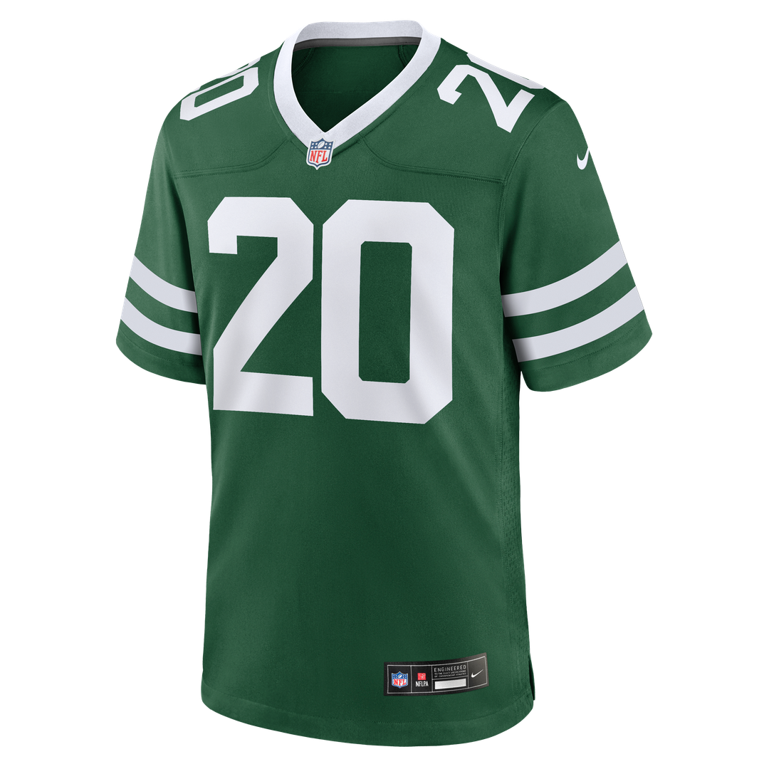 Men's New York Jets Breece Hall Nike Legacy White Game Jersey