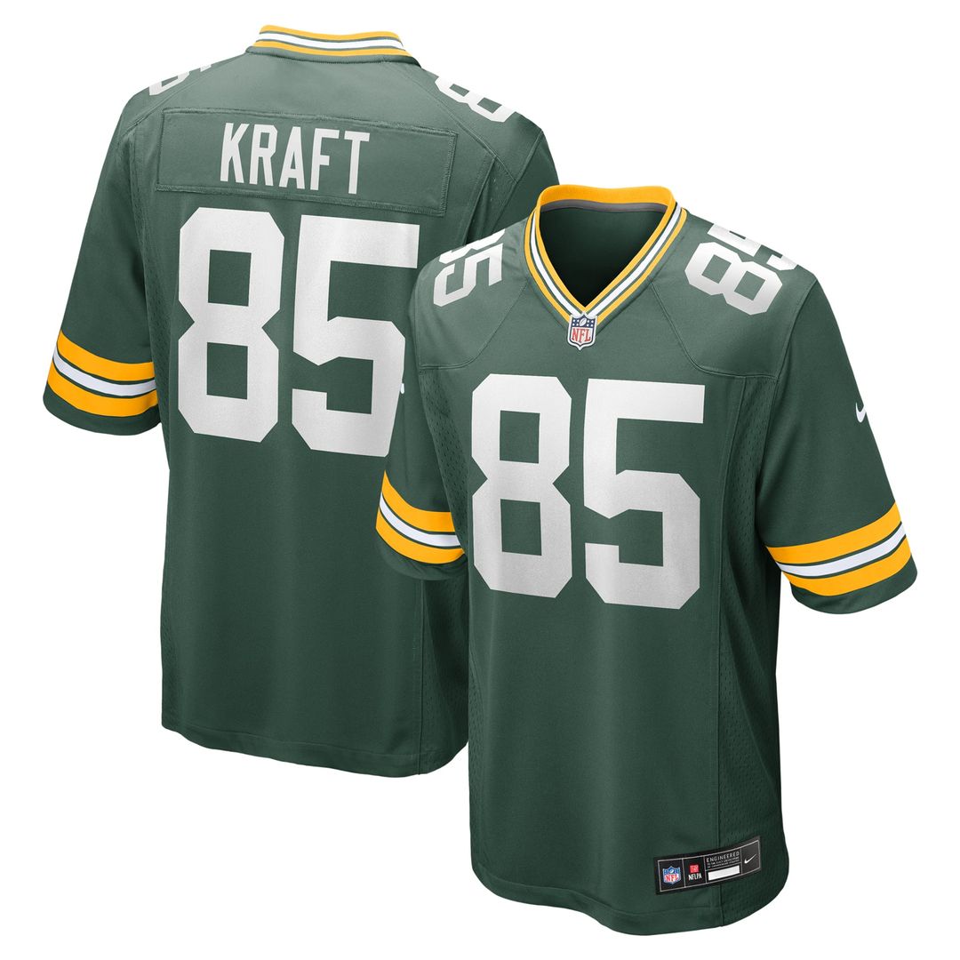 Men's Green Bay Packers Tucker Kraft Nike  Navy Alternate  Game Jersey