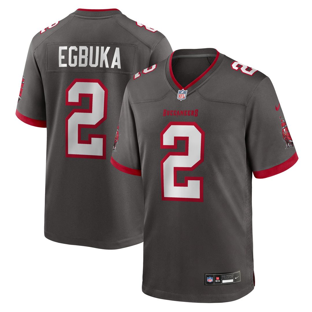 Men's  Tampa Bay Buccaneers Emeka Egbuka Nike Creamsicle Alternate 2  Game Jersey