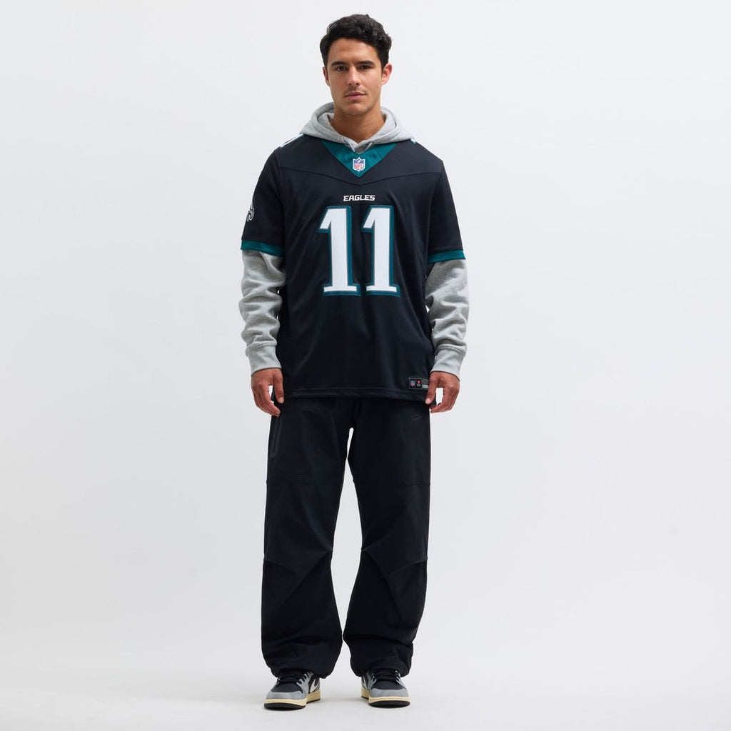 Men's Philadelphia Eagles A.J. Brown Nike Black Alternate Vapor F.U.S.E. Limited Jersey