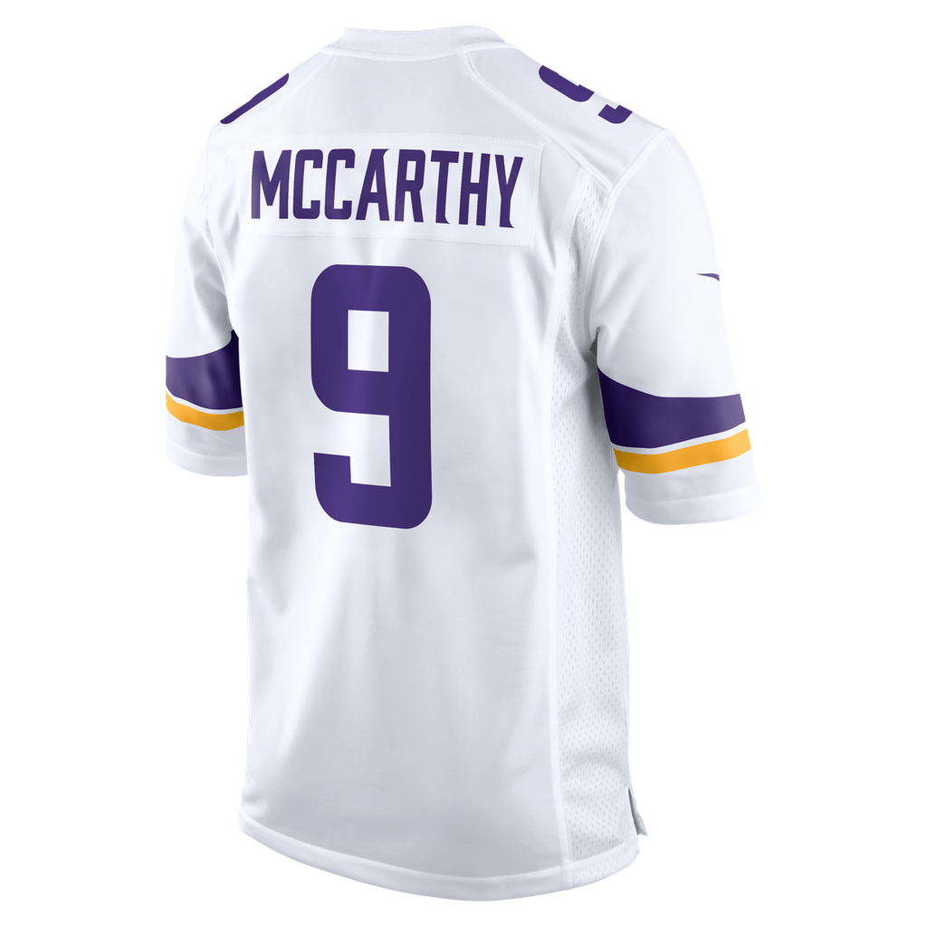 Men's Minnesota Vikings J.J. McCarthy Nike  White Game Jersey