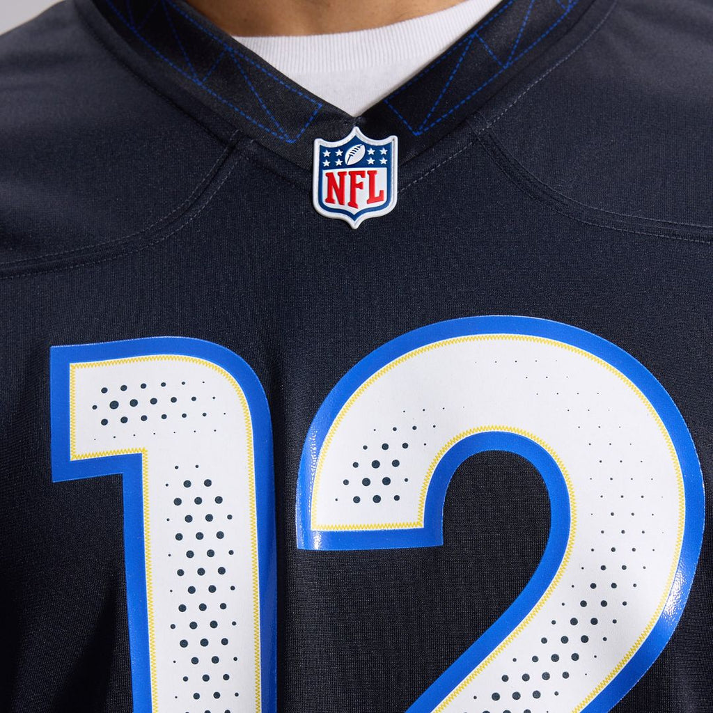 Men's Los Angeles Rams Puka Nacua Nike Dark Blue Rivalries Collection Game Jersey