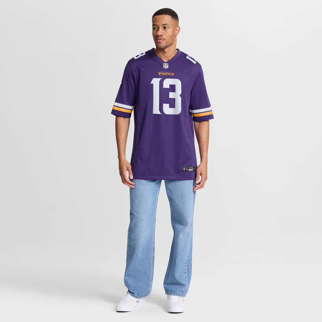 Men's Minnesota Vikings Tai Felton Nike  Purple Team Game Jersey