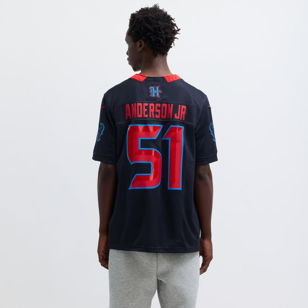 Men's Houston Texans Will Anderson Jr. Nike Navy 2nd Alternate Vapor F.U.S.E. Limited Jersey